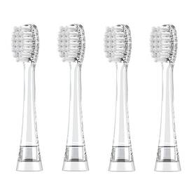 Sg-977 Dada-tech 615311758795 Baby/toothbrush Heads For Dt-bb1 Dt-k6 Sg-513 - Pack Of 4 Medium