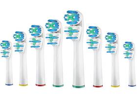Eb417-628-8 Debizz Dual-clean Replacement Brush Heads Compatible With Oral B Vitality Series Fi