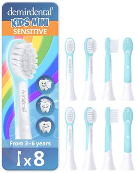 Demirdental 260761081410 Kids Mini Toothbrush Heads Compatible With Philips Sonicare