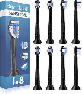 Demirdental 744110953480 Toothbrush Heads Mini Sensitive Compatible With Philips Sonicare Too