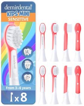 Hx6038 Demirdental Kids Mini Toothbrush Heads Compatible With Philips Sonicare Compact Toot