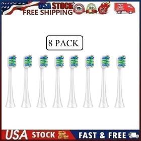 Bl551 Densecc 8pack Replacement Toothbrush Heads Compatible With Phi Lips Soni Care White