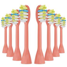 One10 Densecc 8pack Replacement Toothbrush Heads Compatible With Philips Sonicare Coral Pink