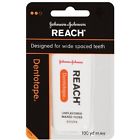 100-yard Dentotape Floss Reach Dispensers Waxed 6 Dental Ribbon Pack