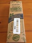 Dnt-2647 Isshah Natural Bamboo Ergonomic Handle Charcoal Toothbrush
