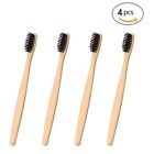 Dnt-2853 Sonifox Pcs Bamboo Bristle Toothbrush Made With Charcoal
