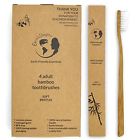 Earths Daughter Toothbrushes Biodegradable Ecofriendly Natural Bamboo Adult With 863291000148