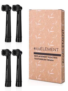 Ecoelement 060578691289 Oral B Black Heads For Adults - Pack Of 4 Recyclable Brush Hyg