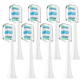 K046-9034p-8p-el-1 Elfin Replacement Toothbrush Heads Compatible With Philips Sonicare Bru