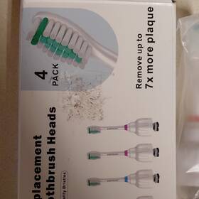 X0049efs1 Elite Advance Rotating Toothbrush Replacement Heads 4 Pack White Medium Bristles