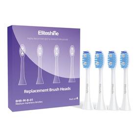 Eliteshine Rpbh001 Sonic Electric Toothbrush Head Replacements - Standard White/blue