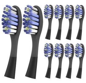 Elyhead Uz-6wos-m4c9 Replacement Toothbrush Heads Compatible With 10 Count Pack Of 1 White
