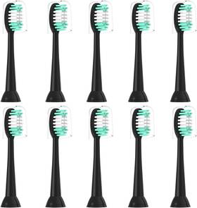 Everystep 726084805804 Replacement Toothbrush Heads Compatible With Aquasonic Black Series 10 Pack For