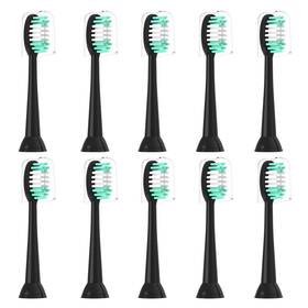 Aq-head-b2 Everystep Replacement Toothbrush Heads 10 Pack For Aquasonic Black Series Vibe Seri