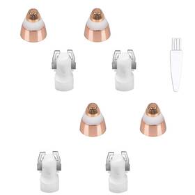 Fanjeis 757837446210 Eyebrow Hair Remover Replacement Heads Compatible For 5 Piece Set Rosegold