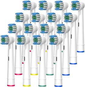 990465 Firik Electric Toothbrush Replacement Heads 16 Pack/compatible Oral B Braun Replacemen