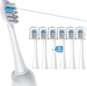 Sf-02 Fitmount 313104440420 Replacement Toothbrush Heads For Water Pik Sonic Fusion Sf-01 / Sf-0