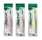 Flossybrush Flossy Brush The Toothbrush Soft Family Pack Of