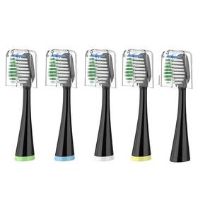 Fgwp04-b5g Fregum Replacement Toothbrush Heads For 1 Count Pack Of 5 Black