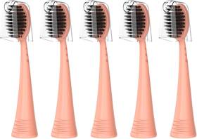 Fremouth 313088252224 Replacement Toothbrush Heads With Covers For Burst 5 Count Rose Gold