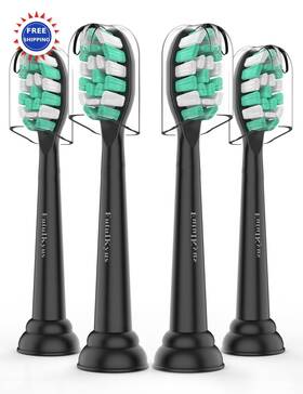 Furth9024bk-4 Futulkyus Toothbrush Replacement Heads For Philips Sonicare 4100 5100 Simply Clean Plaque