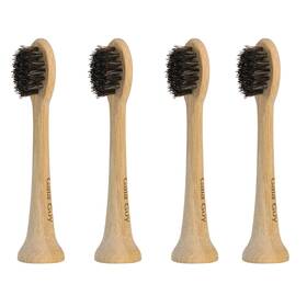 Gaia Guy 654690098924 Bamboo And Horsehair Bristle Electric 1 Count Pack Of 4 Natural