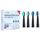 Gd02b Gloridea Electric Toothbrush Replacement Heads Per Pack Model 603658779665