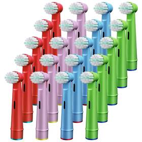 10109 Genkent 20 Pcs Kids Toothbrush Head Compatible With Braun Oral B Electri