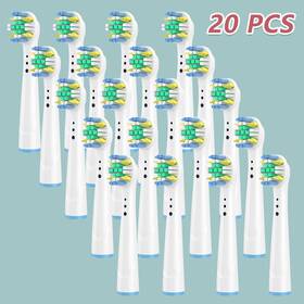 10699972207848 Genkent Replacement Toothbrush Heads For Oral B Braun Electric 12/20 Pcs