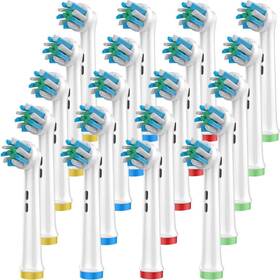 Genkent 210069201991 Replacement Toothbrush Heads Compatible Fit For Oral B Deep Clean 20 Pcs