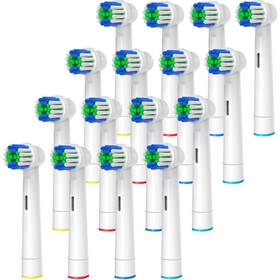 Genkent 963032122277 Replacement Toothbrush Heads Compatible With Oral-b Braun 16 Pcs Professiona