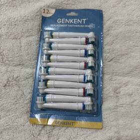 Aln-sb417a Genkent Oral B Replacement Toothbrush Heads Compatible With Dual Clean 12 Pack
