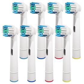 Qw610069 Genkent 8 Pcs Replacement Toothbrush Heads Compatible With Oral B Braun Professional El