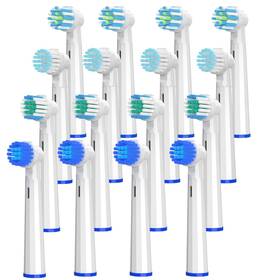 Gerager 768771380126 Replacement Heads Compatible With Oral B Braun Electric Toothbrush 16 Pcs Pr