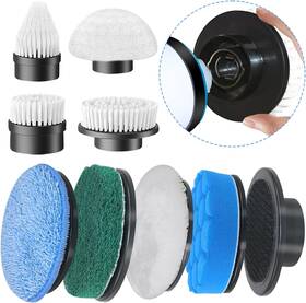 Goslmyy 313048252295 Replaceable Brush Heads Set 9 Pack For Electric Spin Scrubber Cord