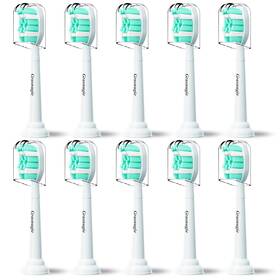 Grasnugie 740030400707 Replacement Toothbrush Heads For Philips Sonicare Medium Softness Bristles