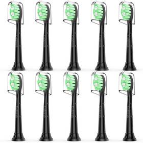Gk-th6064-10pb Guhiwuk Designed For Sonicare Replacement Heads 1 Count Pack Of 10 Black