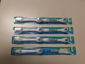 2203maz Gum Pulse Rotapower Replacement Heads Sunstar Butler Lot Of 7 Pieces