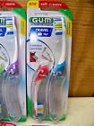 Gum Foldable Travel Toothbrush Lot Of 6 Toothbrushes 153 Soft 070942126977