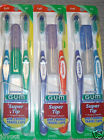 Gum Lot 6 Super Tip With Tongue Cleaner Toothbrush Caps Soft Regular Head 460 070942126182