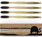 Gyhc17y1017-1 Honest Ninja Natural Charcoal Bamboo Toothbrush Organic Toothbrushes