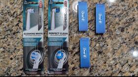 423629 H-e-b Expertcare Toothbrush Replacement Heads Oral-b Compatible White/blue
