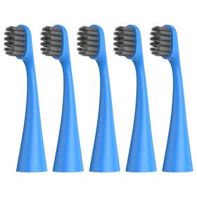 Harobey 611834322468 Replacement Toothbrush Heads Compatiable 1 Count Pack Of 5 Blue