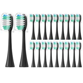 Harobey 647862941326 Replacement Toothbrush 1 Count Pack Of 20 A - Black