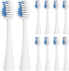 Harobey Amyj-ycst-w1-z10wt Replacement Toothbrush Heads For Waterpik Complete Care 5.0/9.0 Tooth Brush And