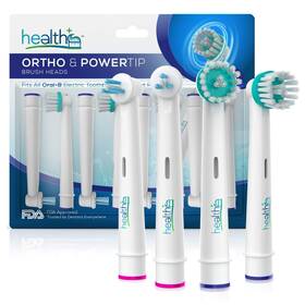Health 857369008143 Compatible Oral-b Electric Toothbrush Ortho And Power Tip Bristle Replacement