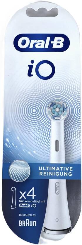 Health Az 313031968936 Oral B Io Ultimate Clean Toothbrush Head White 4 Count
