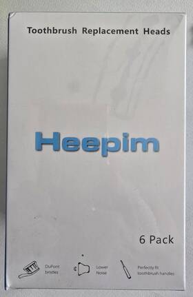 X0035nu6ef Heepim 6pk Toothbrush Repacement Heads #x0035nu6ef New Sealed
