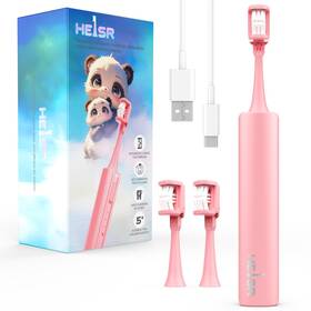 Heisr 797417434916 3-sided Kids Sonicare Toothbrush Complete 1 Count Pack Of 4 Pink