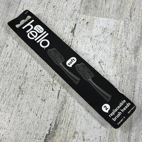 P18315671 Hello 2 Replaceable Brush Heads - Black